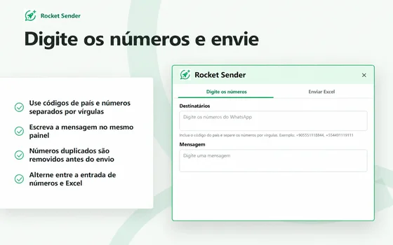 Veja o disparador de WhatsApp em ação